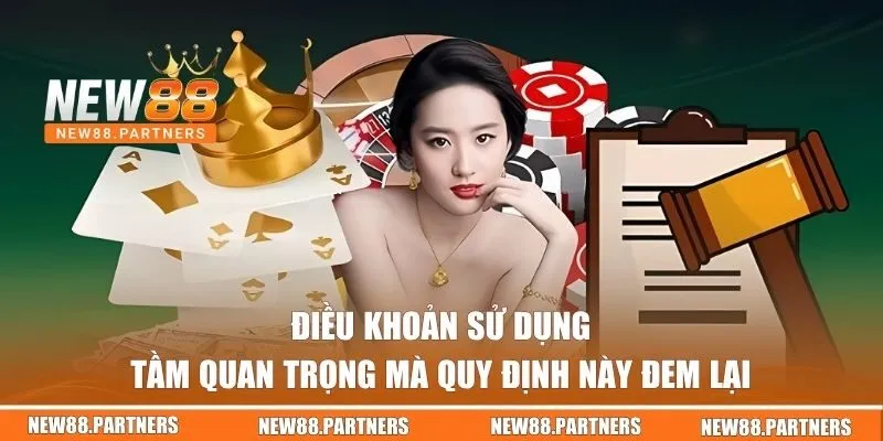 Điều Khoản Sử Dụng - Các Quy Tắc Cần Nắm Khi Tham Gia NEW88 1 Tầm quan trọng mà điều khoản sử dụng NEW88